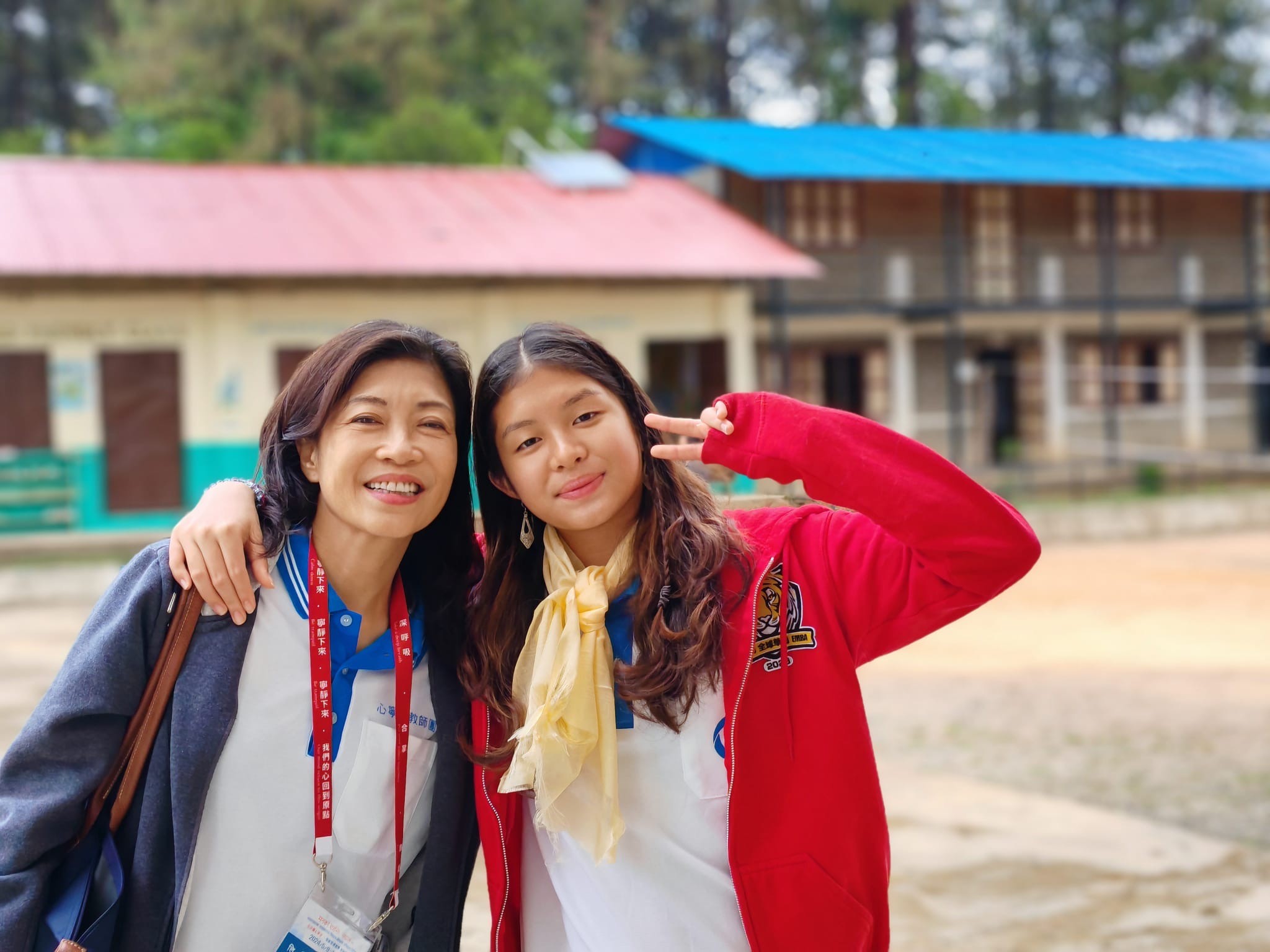 The founding mother and daughter together in Nepal, from the founder’s story