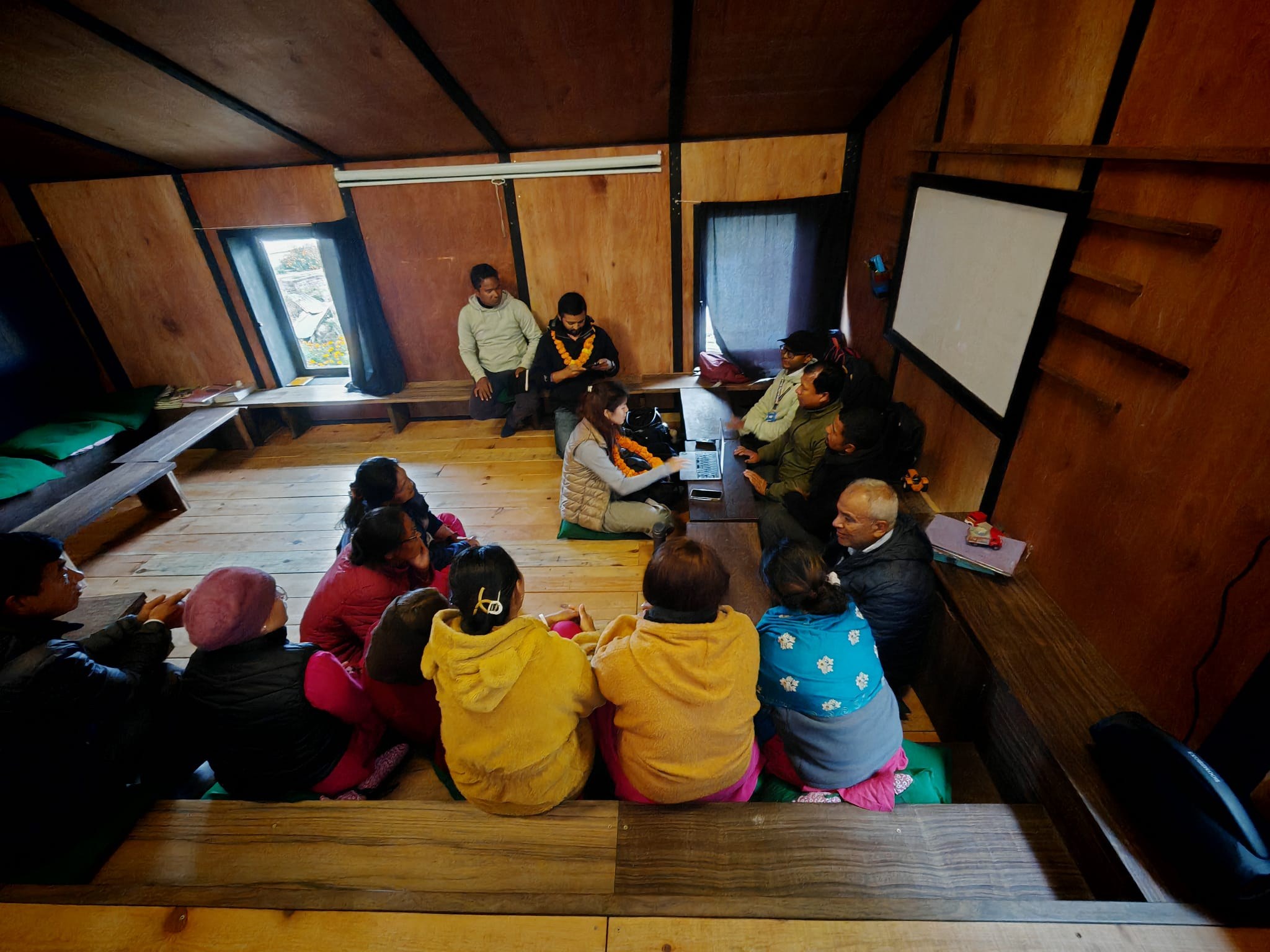 A school learning environment shown in the ConnectEd programme introduction